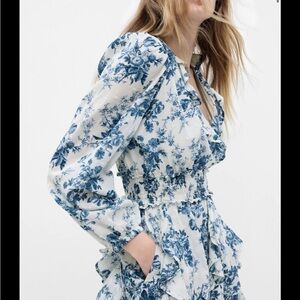 Loveshackfancy x gap floral mini dress